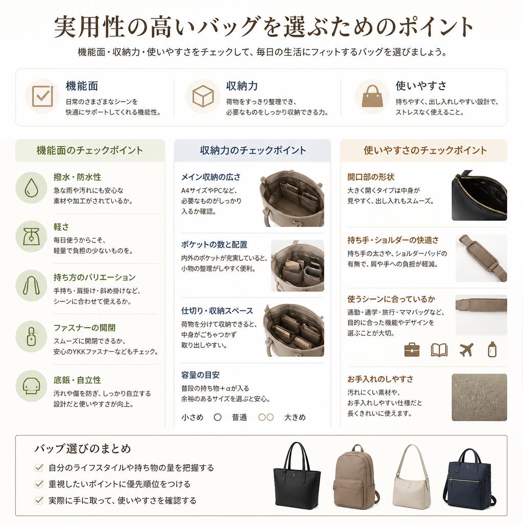機能性と使いやすさを考える